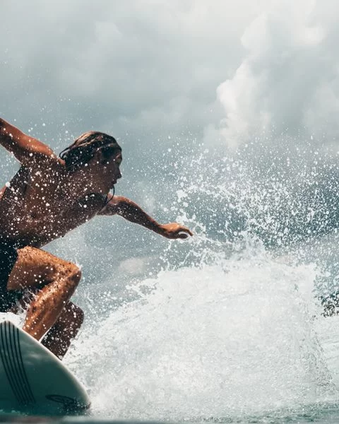 In Cyprus surfing drone photography